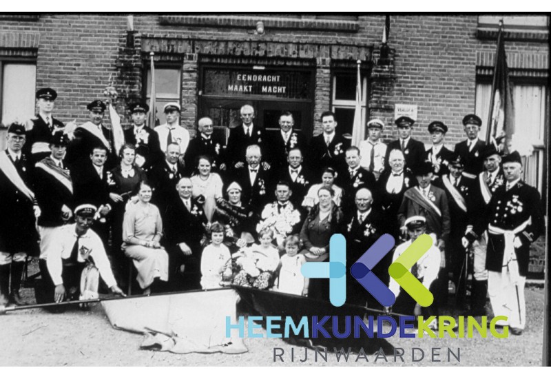 1935 Koning Johannes Verwoert en Koningin G.A. Verwoert Kootstra F00002804